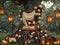 Kate Mariage Saint Valentin Arbre Fleurs Toile de fond conçue par Mini MakeBelieve
