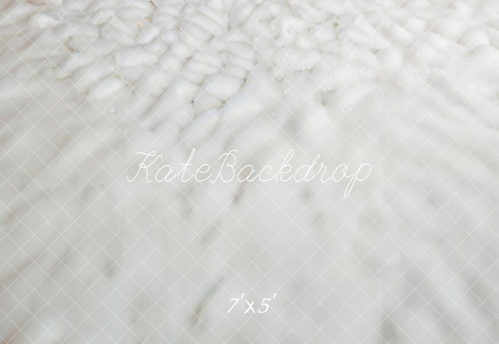 Kate Hiver Neige Blanche Sol Toile de fond conçue par Emetselch - Kate Backdrop FR
