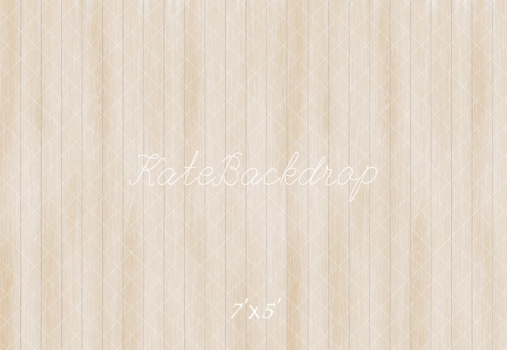 Kate Bois Beige Texture Sol Toile de fond conçue par Emetselch