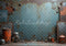 Kate Industriel Plaques Métal Usine Toile de fond conçue par Laura Bybee - Kate Backdrop FR