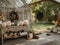 Kate Halloween Citrouilles Serre Automne Toile de fond conçue par Mini MakeBelieve