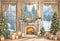 Kate Noël Salon Cheminée Montagne Toile de fond conçue par Emetselch - Kate Backdrop FR