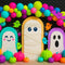 Kate Halloween Fantômes Citrouilles Ballons Toile de fond conçue par Mini MakeBelieve - Kate Backdrop FR