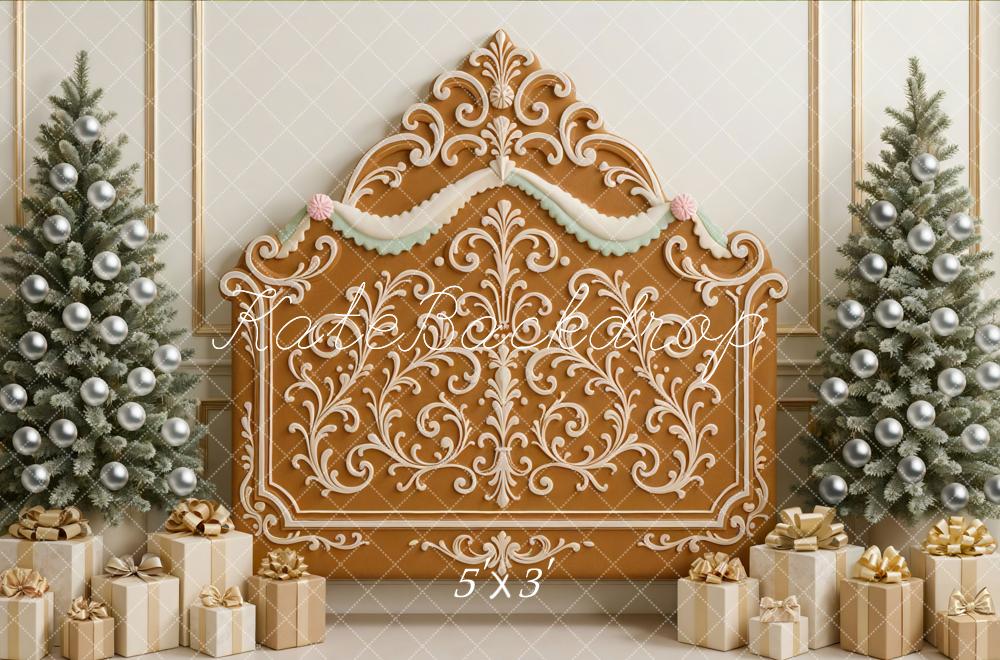 Kate Noël Pain d'Épice Tête de lit Toile de fond conçue par Mini MakeBelieve - Kate Backdrop FR