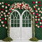 Kate Saint Valentin Arche Fleurs Portes Toile de fond conçue par Patty Roberts