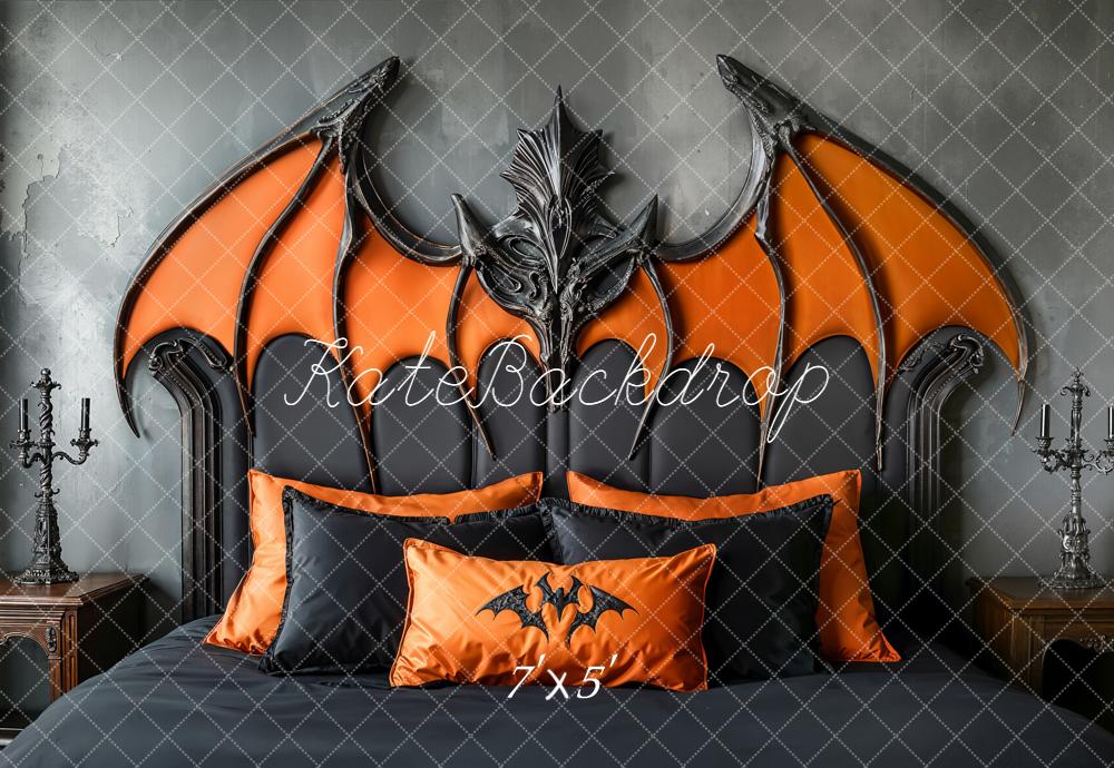 Kate Halloween Tête de Lit Chauve-Souris Toile de fond conçue par Emetselch - Kate Backdrop FR