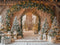 Kate Noël Arche Sapins Lanternes Bois Toile de fond conçue par Emetselch - Kate Backdrop FR