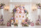 Kate Maison Rose Fleurs Cage Princesse Toile de fond conçue par Emetselch