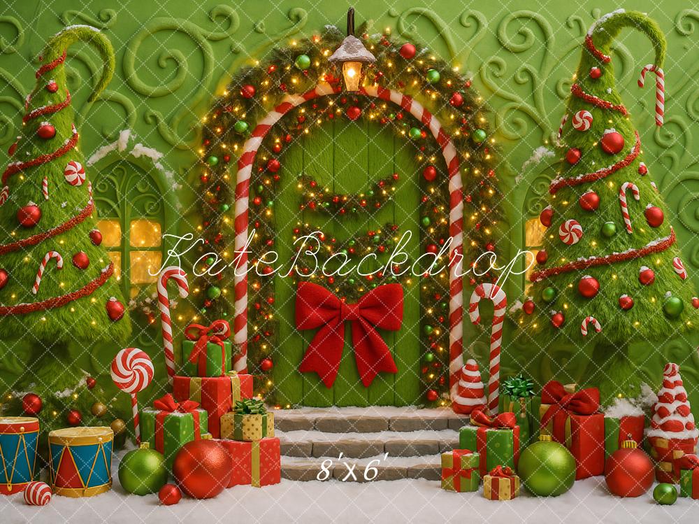 Kate Noël Bonbons Cadeaux Porte Boules Toile de fond conçue par Ashley Paul - Kate Backdrop FR