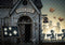 Kate Halloween École Silhouettes Livres Toile de fond conçue par Patty Roberts