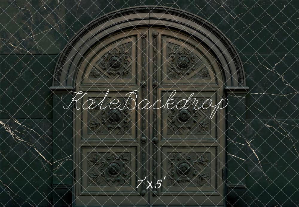 Kate Architecture Halloween Porte Pierre Toile de fond conçue par Mini MakeBelieve
