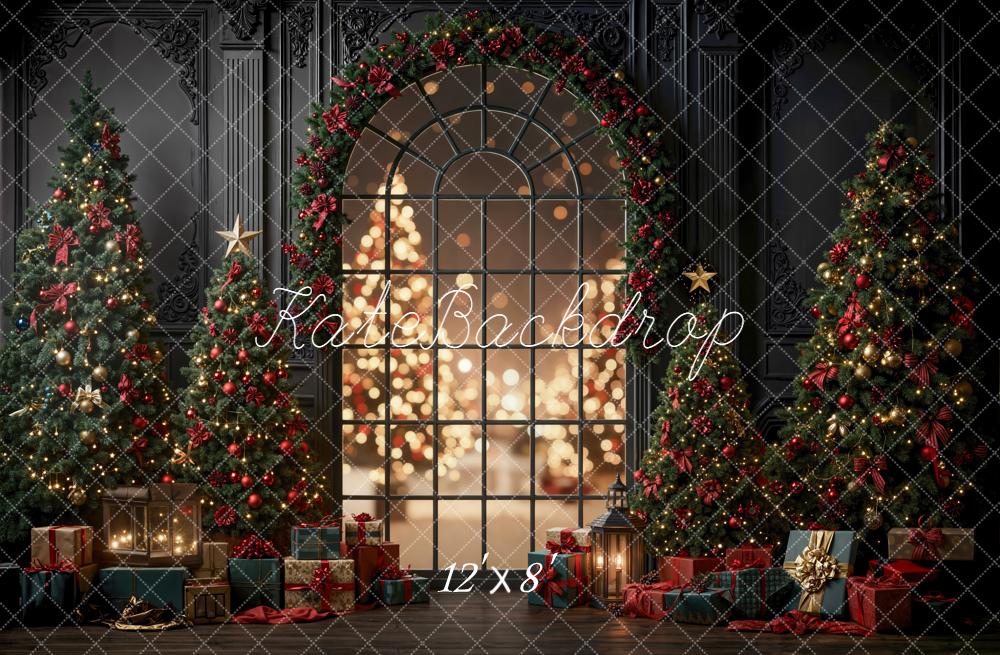 Kate Noël Sapins Fenêtre Lumière Toile de fond conçue par Emetselch