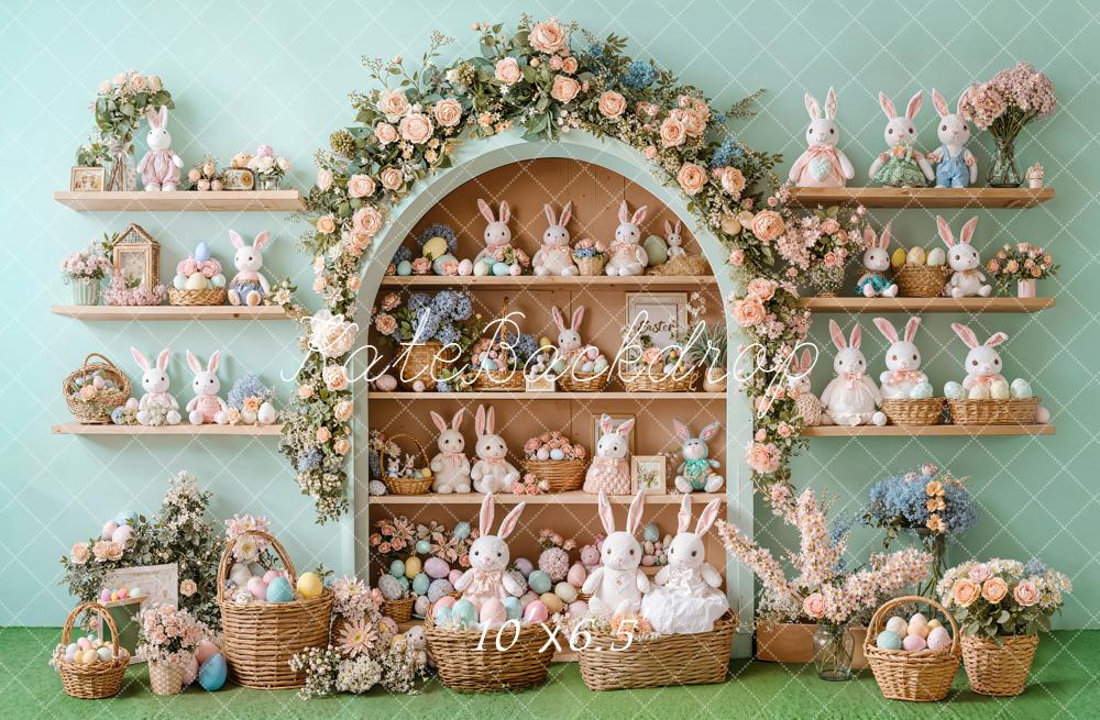Kate Pâques Lapins Œufs Placard Toile de fond conçue par Emetselch