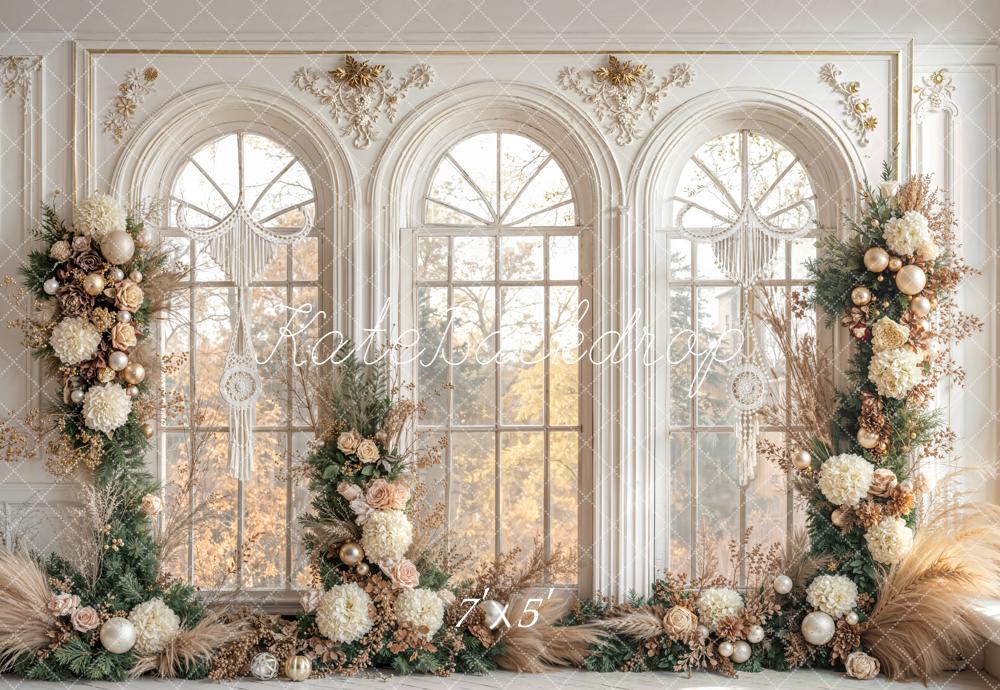 Kate Mariage Arche Fleurs Ornements Toile de fond conçue par Emetselch - Kate Backdrop FR