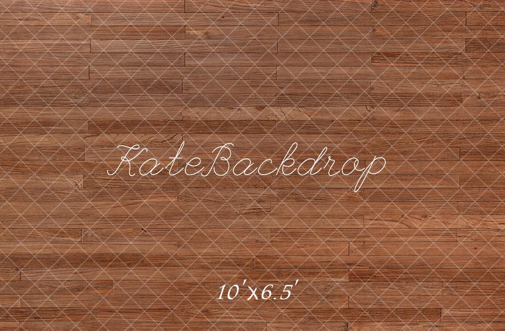 Kate Bois Texture Brun Sol Toile de fond en Laine conçue par Emetselch - Kate Backdrop FR