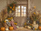 Kate Automne Citrouilles Tournesols Porte Toile de fond conçue par Emetselch - Kate Backdrop FR