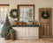 Kate Noël Intérieur Sapin Fenêtre Toile de fond en Laine conçue par Emetselch