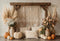 Kate Automne Bohème Citrouilles Macramé  Toile de fond conçue par Emetselch