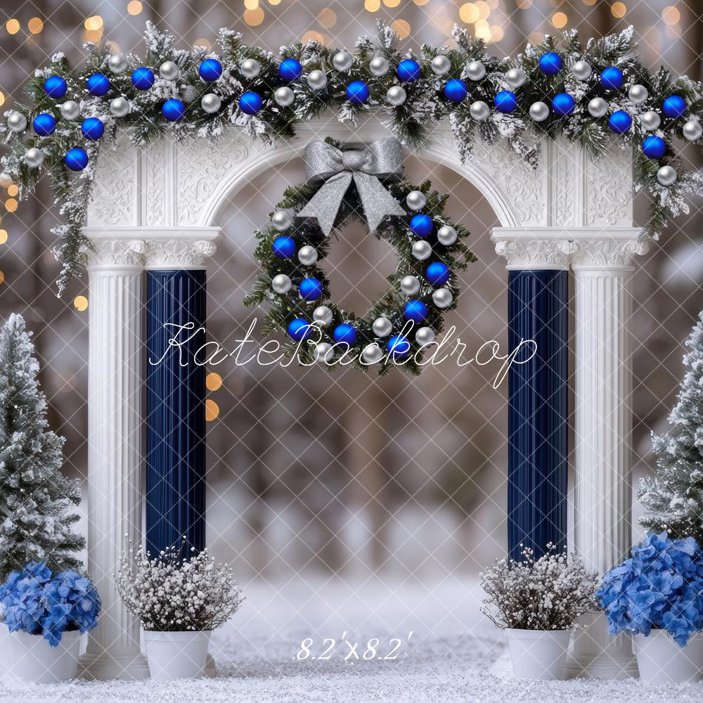 Kate Hiver Noël Arche Sapins Décors Toile de fond conçue par Mini MakeBelieve - Kate Backdrop FR