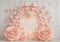 Kate La Saint Valentin Roses Nœuds Cœurs Toile de fond conçue par Mini MakeBelieve