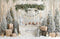 Kate Hiver Chocolat Chaud Sapins Toile de fond en Laine conçue par Emetselch - Kate Backdrop FR