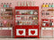 Kate La Saint Valentin Cuisine Pâtisserie Rouge Toile de fond conçue par Emetselch - Kate Backdrop FR