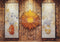 Kate Mur Bois Soleil Vase Cadre Toile de fond conçue par Mini MakeBelieve