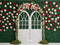Kate Saint Valentin Arche Fleurs Portes Toile de fond conçue par Patty Roberts