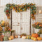 Kate Automne Citrouilles Porte Volets Toile de fond conçue par Emetselch