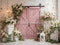 Kate Porte Roses Fleurs Lanternes Toile de fond conçue par Ashley Paul - Kate Backdrop FR