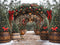 Kate Noël Arche Sapins Guirlandes Toile de fond en Laine conçue par Emetselch - Kate Backdrop FR