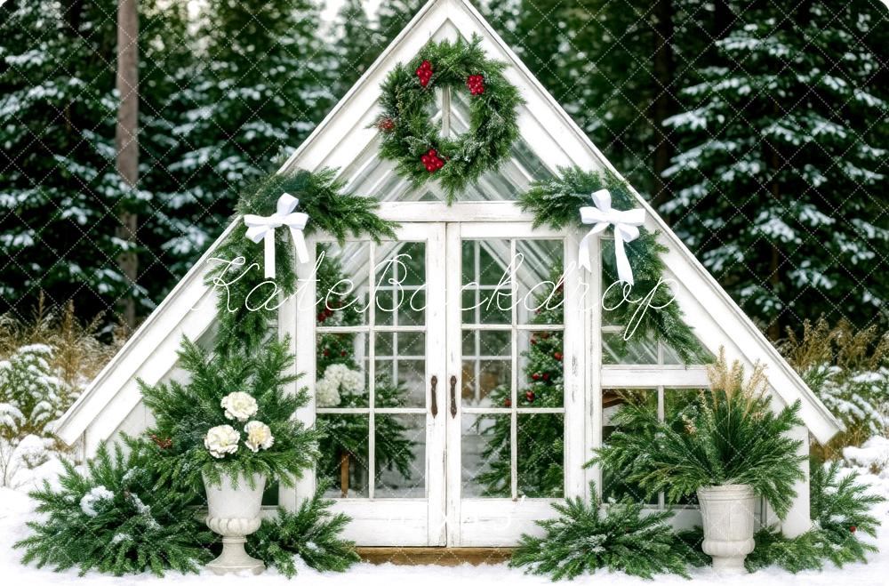 Kate Noël Serre Végétaux Forêt Toile de fond conçue par Mini MakeBelieve - Kate Backdrop FR