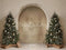 Kate Sapins de Noël Cadeaux Arche Toile de fond conçue par Emetselch