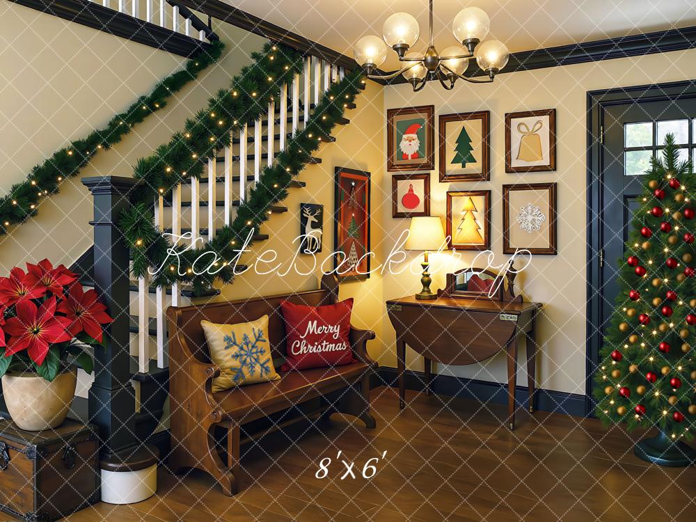 Kate Noël Escalier Salon Décorations Toile de fond conçue par Mini MakeBelieve