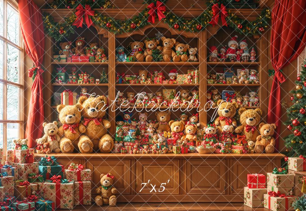 Kate Noël Ours en Peluche Cadeaux Toile de fond conçue par Emetselch - Kate Backdrop FR
