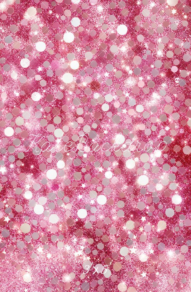 Kate Fête Rose Paillettes Bokeh Toile de fond conçue par Emetselch - Kate Backdrop FR