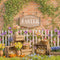 Kate Pâques Jardin Fleurs Clôture Oeufs Toile de fond conçue par Emetselch - Kate Backdrop FR