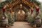 Kate Noël Maison Porte Sapins Toile de fond conçue par Emetselch - Kate Backdrop FR