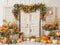 Kate Automne Citrouilles Porte Volets Toile de fond conçue par Emetselch