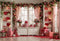 FLASH #1 Kate Saint Valentin Fleurs Fenêtre Cadeaux Toile de fond conçue par Emetselch