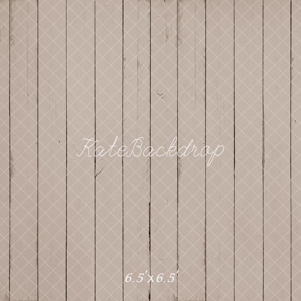 Kate Bois Beige Texture Vintage Sol Toile de fond conçue par Kate Image - Kate Backdrop FR