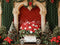 Kate Sapin de Noël Arche Fleurs Toile de fond conçue par Mini MakeBelieve