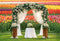 Kate Mariage Arche Fleurs Tulipes Toile de fond conçue par Emstselch