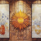 Kate Mur Bois Soleil Vase Cadre Toile de fond conçue par Mini MakeBelieve