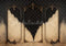 Kate Architecture Baroque Mur Noir Beige Toile de fond conçue par Mini MakeBelieve