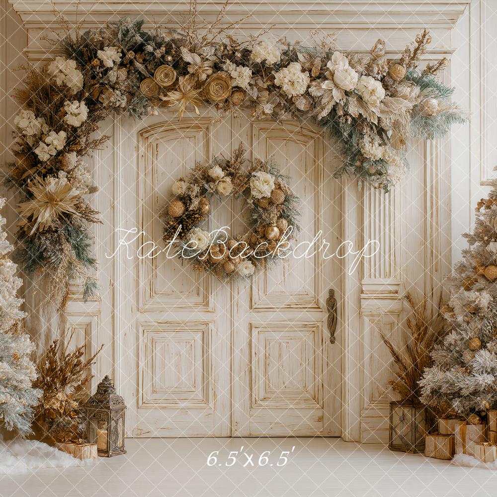 Kate Noël Arbre Cadeaux Porte Fleurs Toile de fond conçue par Ashley Paul