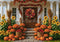 Kate Automne Tournesols Citrouilles Pommes Toile de fond conçue par Mini MakeBelieve - Kate Backdrop FR