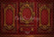 FLASH #1 Kate Mur Baroque Vintage Ornements Rouge Toile de fond conçue par Emetselch