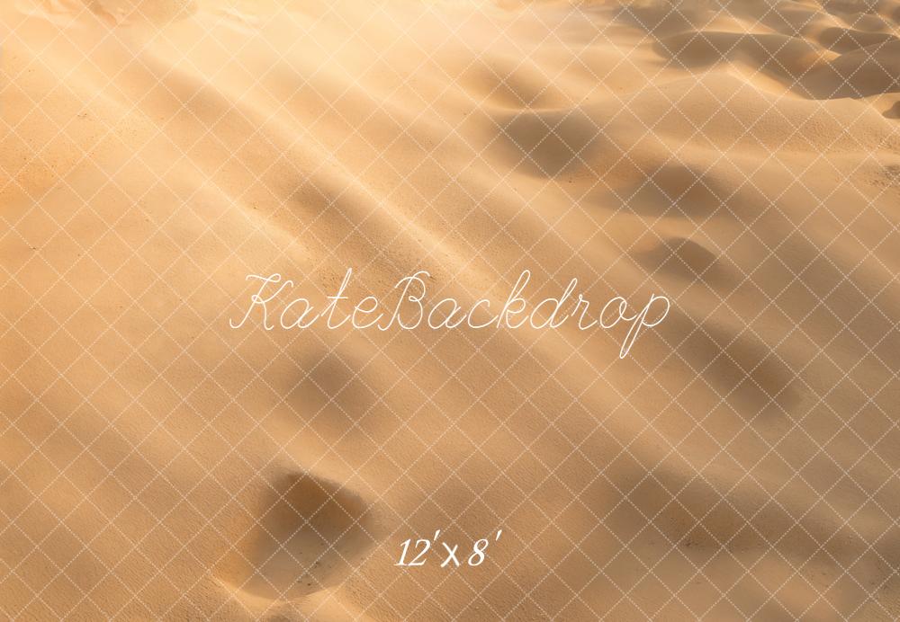 Kate Beige Sable Texture Sol Toile de fond en Laine conçue par Kate Image
