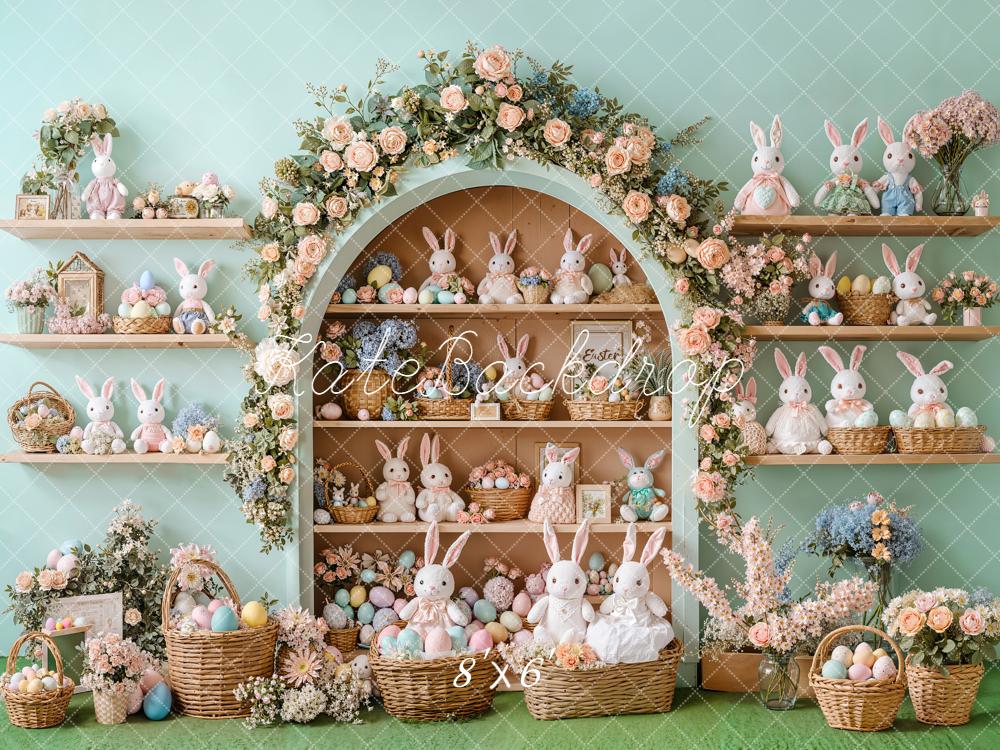 Kate Pâques Lapins Œufs Placard Toile de fond conçue par Emetselch